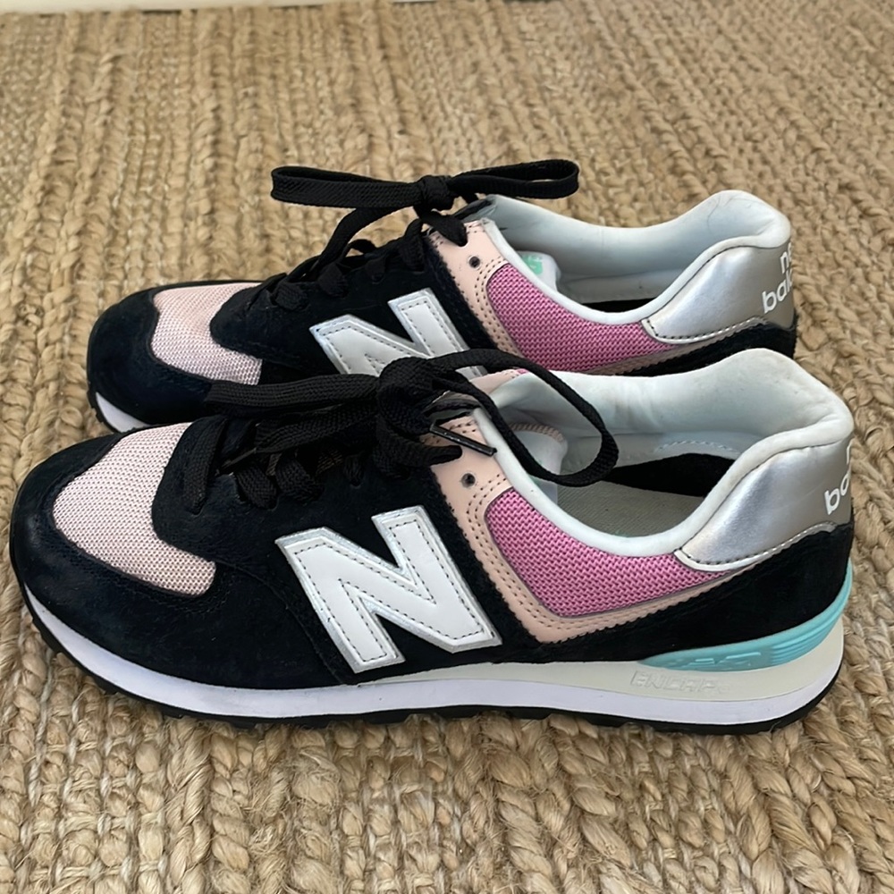 New Balance multi-color sneakers